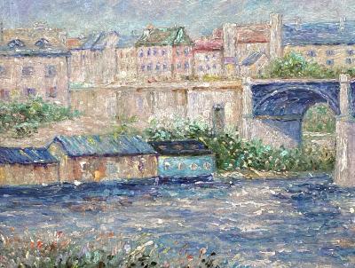 John Clymer On the Riverfront 