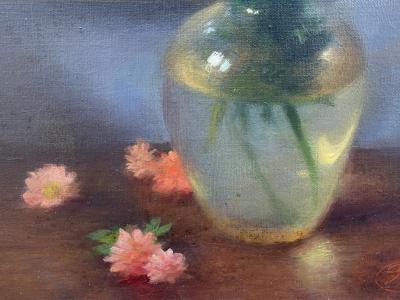 John Collins Russell Still Life with Fruit and Flowers 