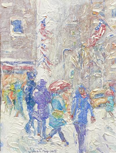 John Crimmins Snowy 5th Avenue 