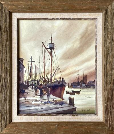 John Cuthbert Hare Gloucester Dockside 