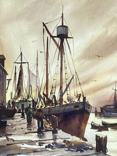 John Cuthbert Hare Gloucester Dockside 