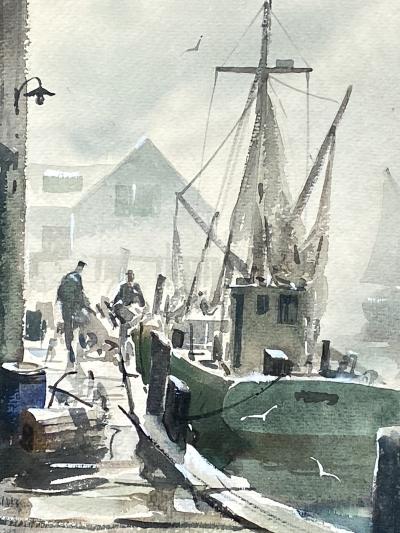 John Cuthbert Hare Gloucester Harbor 