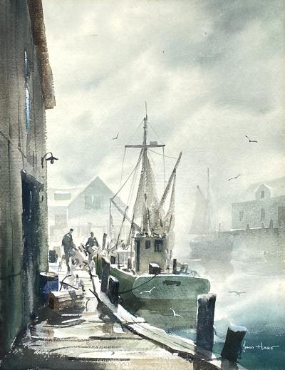 John Cuthbert Hare Gloucester Harbor 
