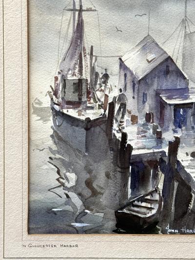 John Cuthbert Hare In Gloucester Harbor 