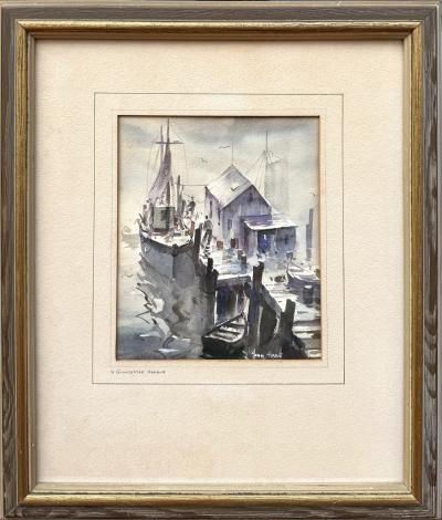 John Cuthbert Hare In Gloucester Harbor 