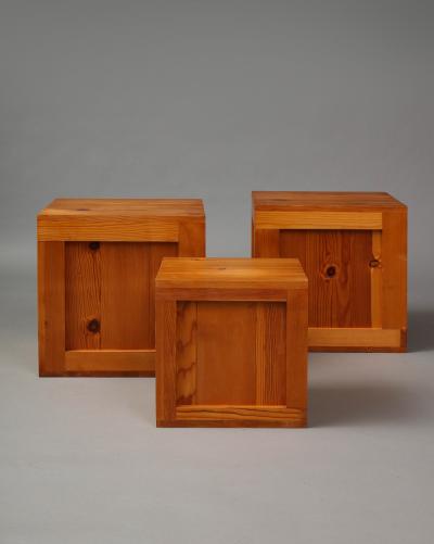 John Dickinson Crate Tables