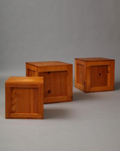 John Dickinson Crate Tables