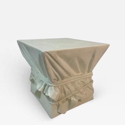 John Dickinson DRAPERY AND ROPE PLASTER TABLE IN THE MANNER OF JOHN DICKINSON