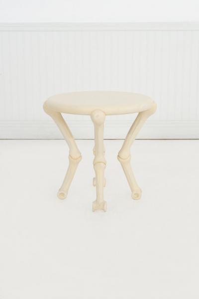 John Dickinson John Dickinson Rare Bone Cigarette Side Table 1977