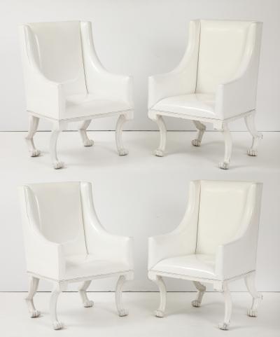 John Dickinson Pair of John Dickinson Inspired Etruscan Club Chair