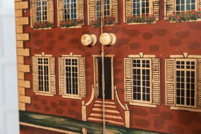 John Dickinson Style Trompe l oeil Cabinet