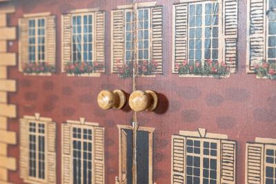 John Dickinson Style Trompe l oeil Cabinet