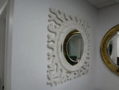 John Dickinson Vintage French Serge Roche Inspired Plaster Mirror