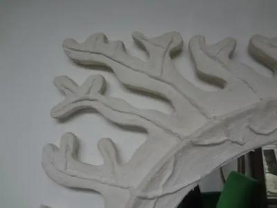 John Dickinson Vintage French Serge Roche Inspired Plaster Mirror