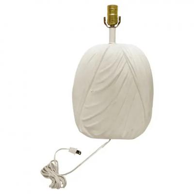 John Dickinson Vintage John Dickinson Style Draped Plaster Table lamps Pair