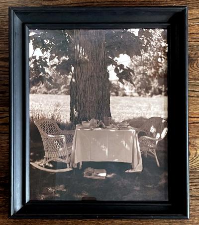 John Dugdale Frame Photograph Shady Breakfast by John Patrick Dugdale