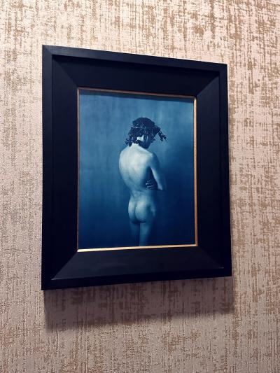 John Dugdale Framed Cyanotype Photograph by John Patrick Dugdale