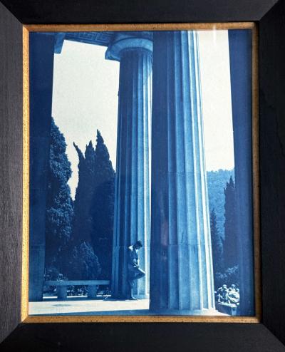 John Dugdale Framed Cyanotype Photograph by John Patrick Dugdale