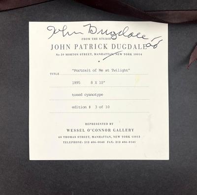 John Dugdale Framed Self Portrait Photography by John Patrick Dugdale