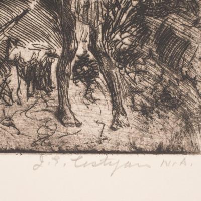John Edward Costigan Bathers by John E Costigan Original Limited Edition Signed Etching