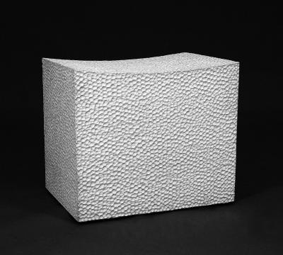 John Eric Byers Block Stool 1 White by John Eric Byers