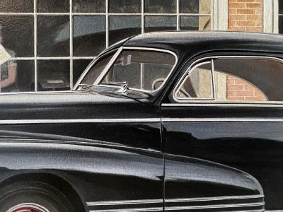 John F Gould 1942 Pontiac Advertisement Artwork like Norman Rockwell America