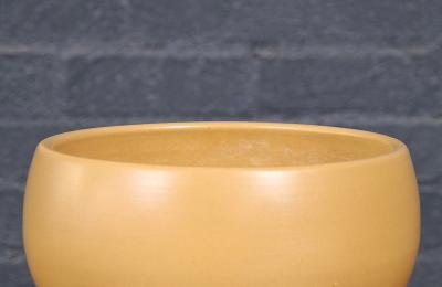 John Follis John Follis Floating Pottery Model FB Mustard Glazed Planter for A P 