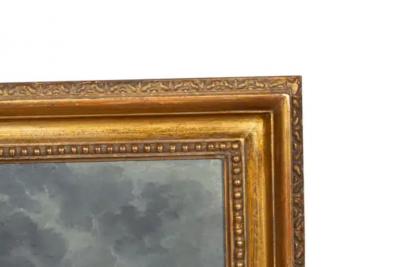 John Frederick Herring Framed Oil On Canvas Winter Horse Scene By John F Herring