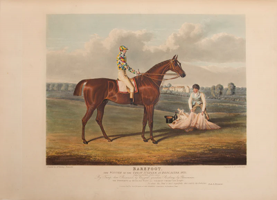 John Frederick Herring Portraits of the Winning Horses of the Great St Leger Stakes at Doncaster