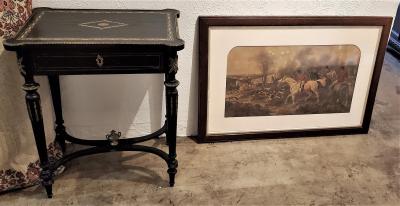 John Frederick Herring Set of Four Original Engravings of Hunting Scenes by John Frederick Herring Snr