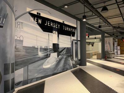 John Grande Harborside Wall Mural