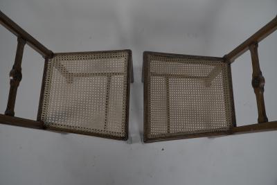 John Gregory Crace J G Crace attributed In the style of AWN Pugin A pair of Gothic Revival chairs