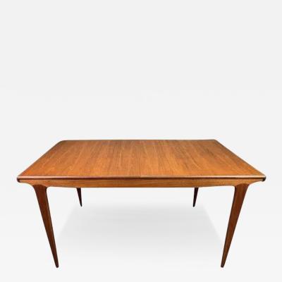 John Herbert Alger VINTAGE MID CENTURY MODERN TEAK DINING TABLE BY JOHN HERBERT FOR A YOUNGER LTD 