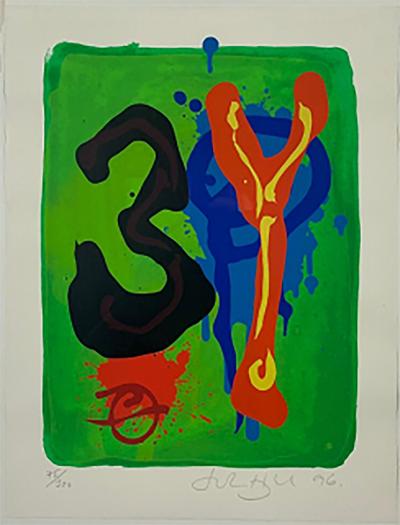 John Hoyland Names and Voices 1996