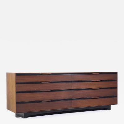 John Kapel John Kapel for Glenn of California Mid Century Walnut Lowboy Dresser