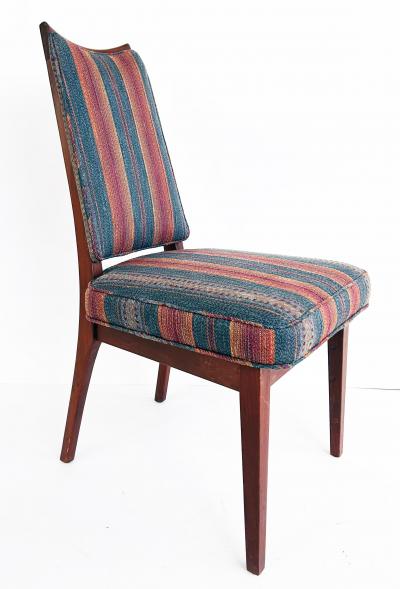 John Keal 1960s John Keal Brown Saltman Dining Chairs Set of Four
