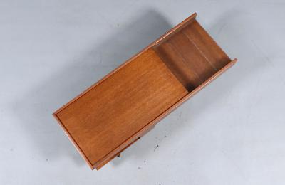 John Keal Californian Modern Coffee Table w Bookshelf Drink Tray by John Keal