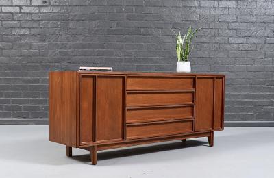 John Keal Californian Modern Credenza by John Keal for Brown Saltman