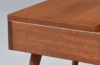 John Keal Californian Modern Side Tables w Storage Compartments by John Keal