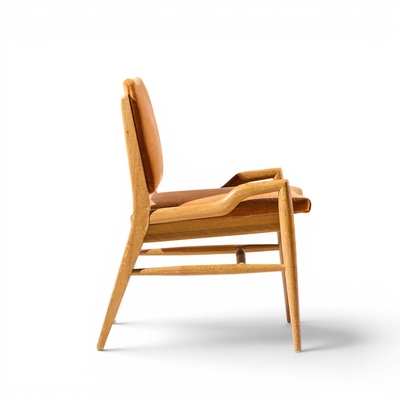 John Keal John Keal Brown Saltman Mid Century Bleached Mahogany Dining Chairs Set of 6