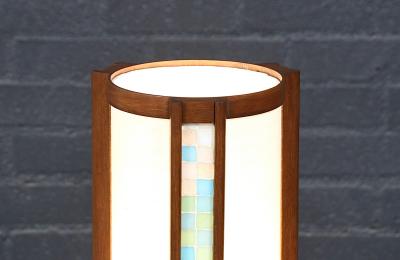 John Keal John Keal Mosaic Tile Floor Lamp for Modeline of CA
