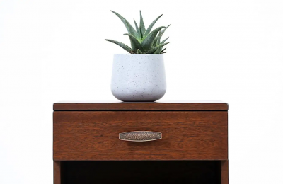 John Keal John Keal Night Stand with Bookshelf for Brown Saltman