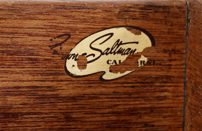 John Keal John Keal Night Stand with Bookshelf for Brown Saltman