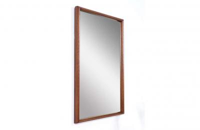 John Keal John Keal Wall Hanging Sculpted Mirror for Brown Saltman