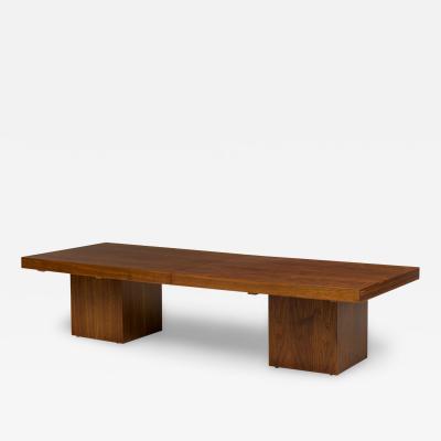 John Keal John Keal for Brown Saltman Mid Century American Wooden Expandable Coffee Table
