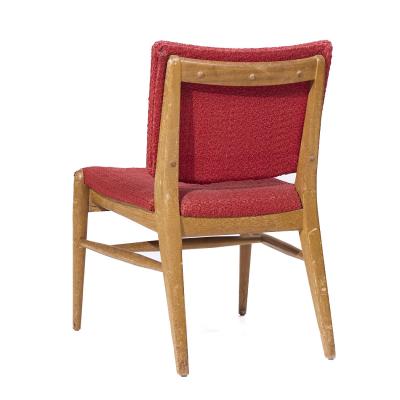 John Keal John Keal for Brown Saltman Mid Century Beached Mahogany Dining Chairs Pair