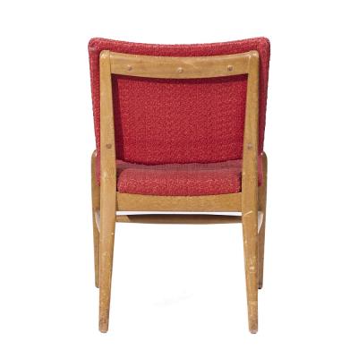 John Keal John Keal for Brown Saltman Mid Century Beached Mahogany Dining Chairs Pair