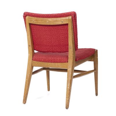 John Keal John Keal for Brown Saltman Mid Century Beached Mahogany Dining Chairs Pair