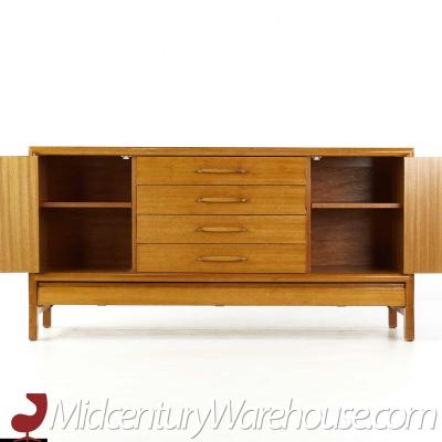 John Keal John Keal for Brown Saltman Mid Century Bleached Mahogany Credenza