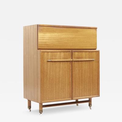 John Keal John Keal for Brown Saltman Mid Century Bleached Mahogany Highboy Dresser